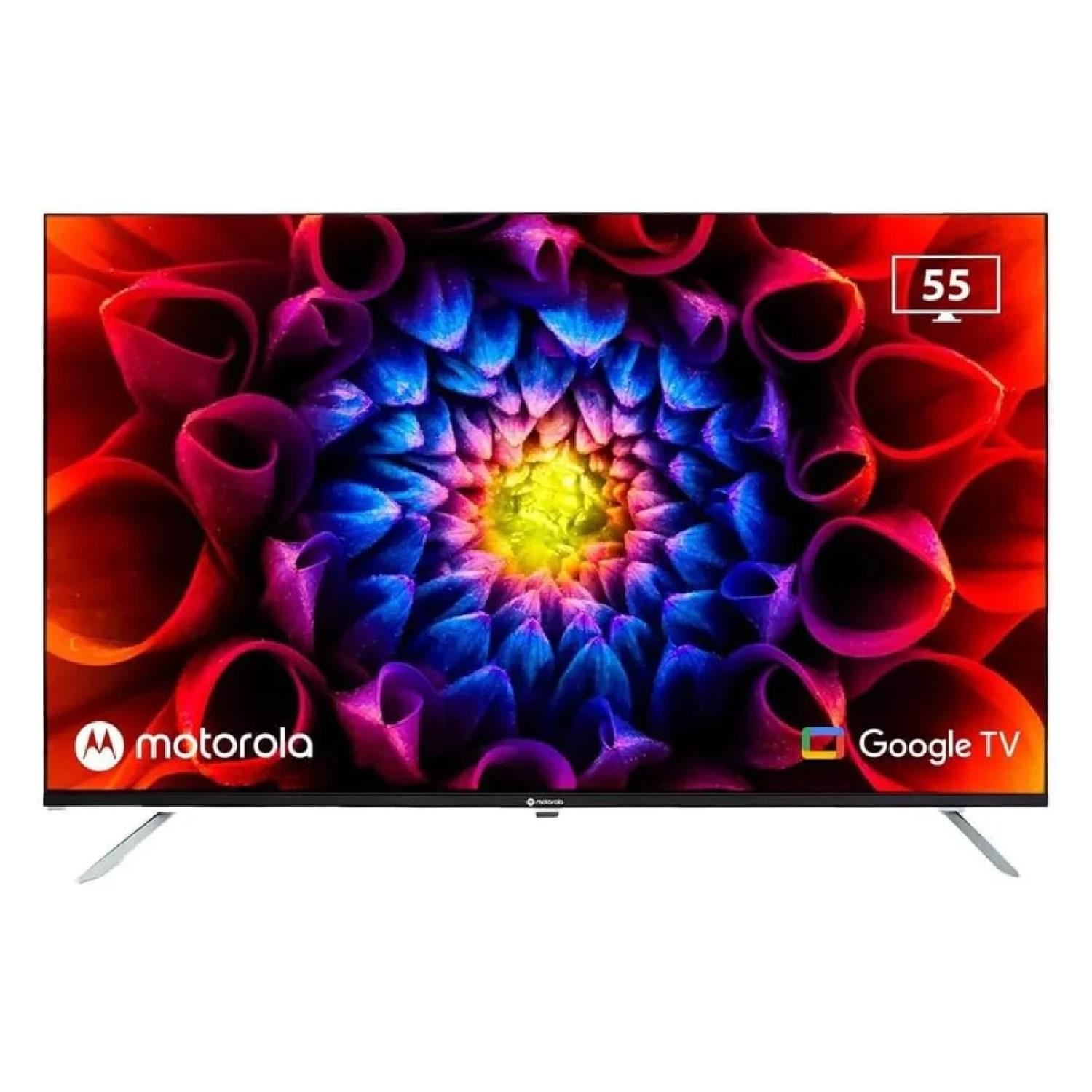 Televisor Motorola 55” Smart UHD 4K MOT55ULE11 Google TV